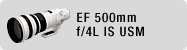 EF 500mm f/4L IS USM